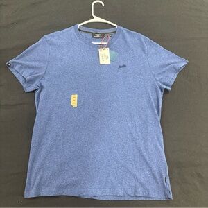 Superdry Men’s Heather Navy Blue Crew Neck Tee